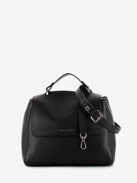 Sveva Soft small black handbag
