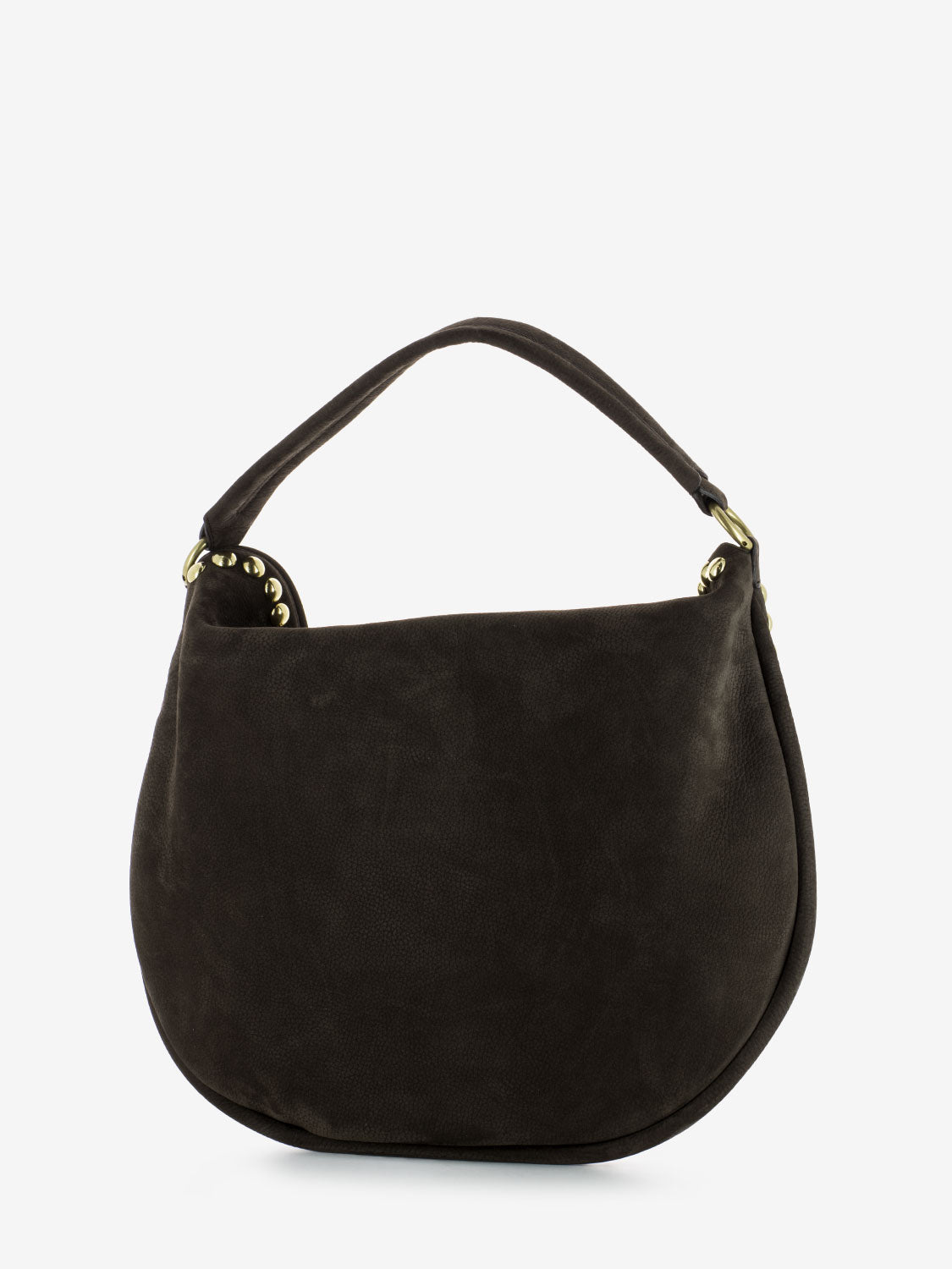 Borsa a spalla con borchie Nabucco testa di moro