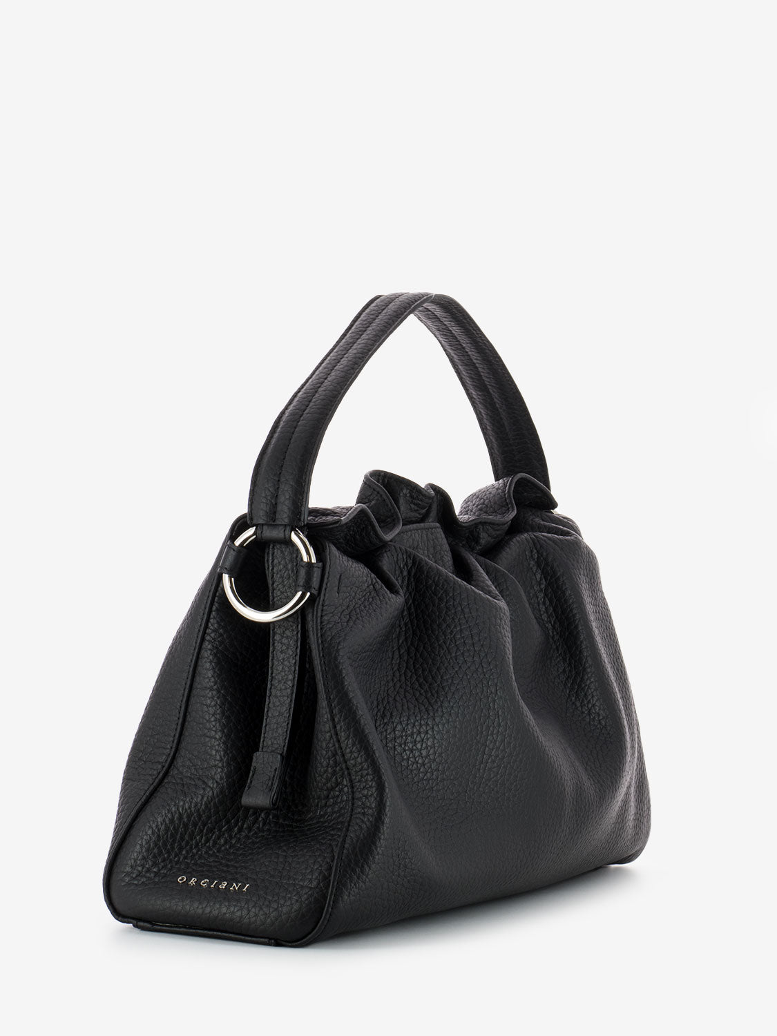 Large soft black handbag