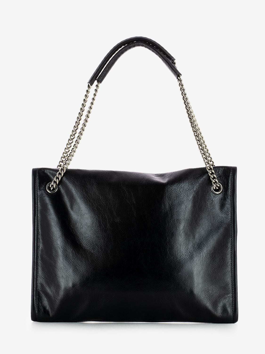 GOTHAM BLACK LEATHER BAG B02212_GOT_NER