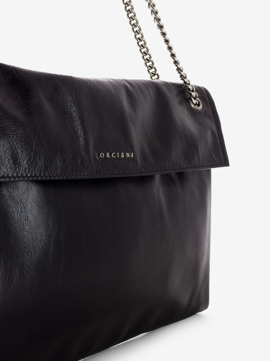 GOTHAM BLACK LEATHER BAG B02212_GOT_NER