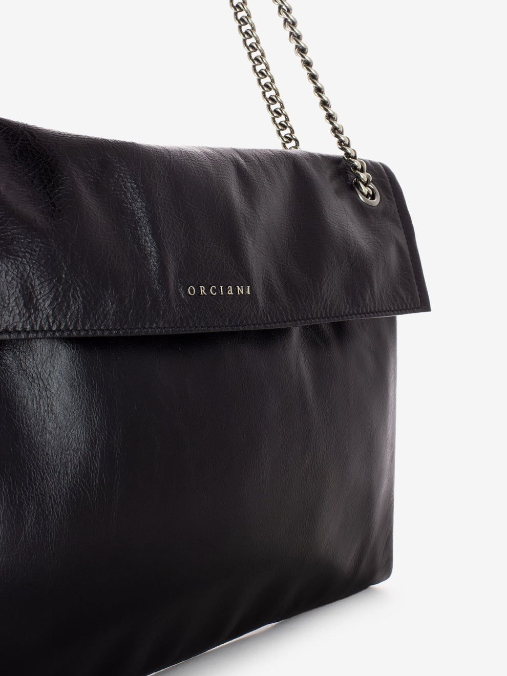 GOTHAM BLACK LEATHER BAG B02212_GOT_NER