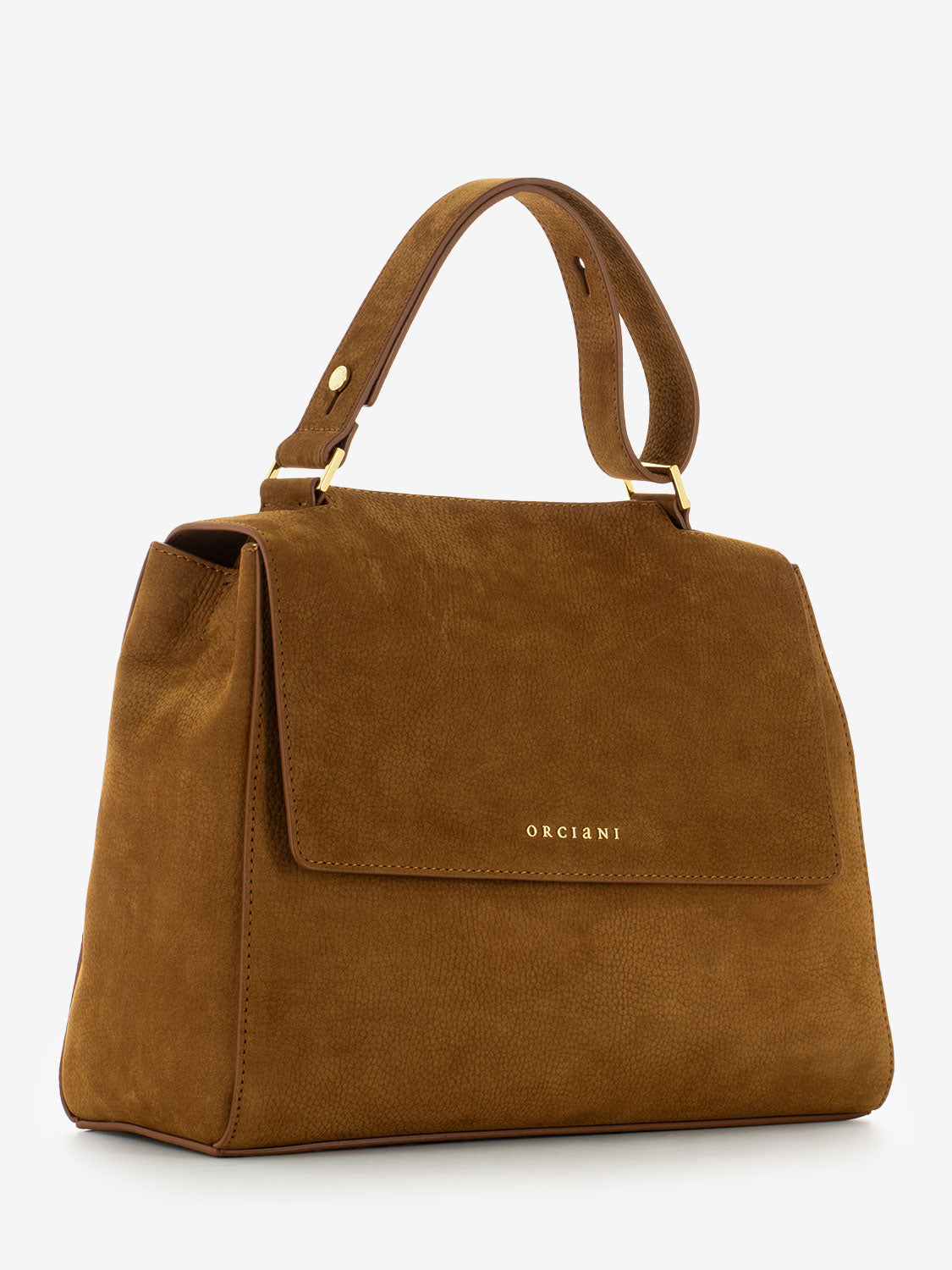 Sveva M saddle nubuck bag