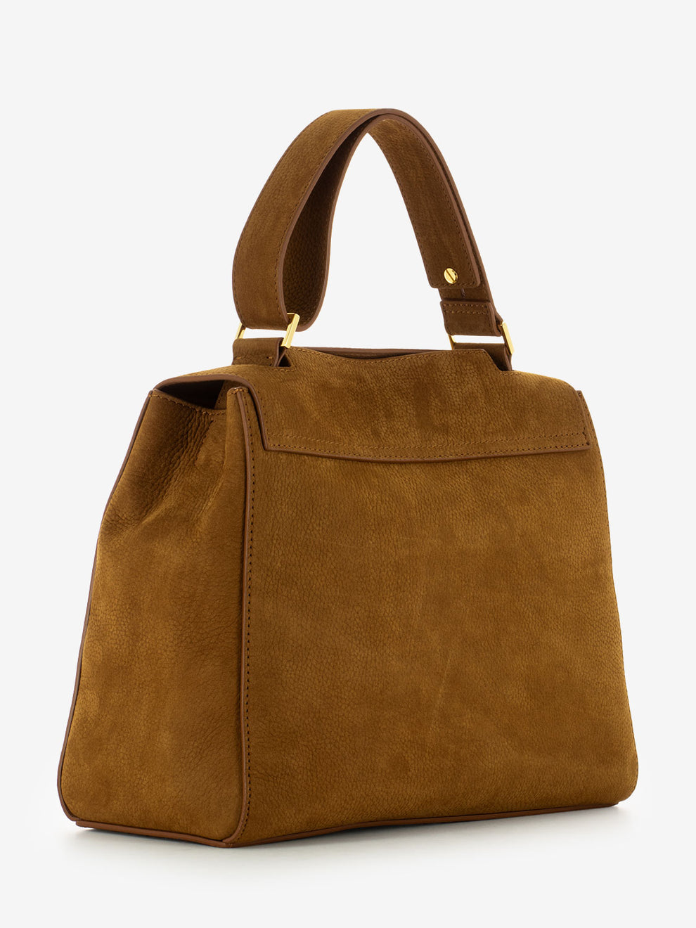 Sveva M saddle nubuck bag