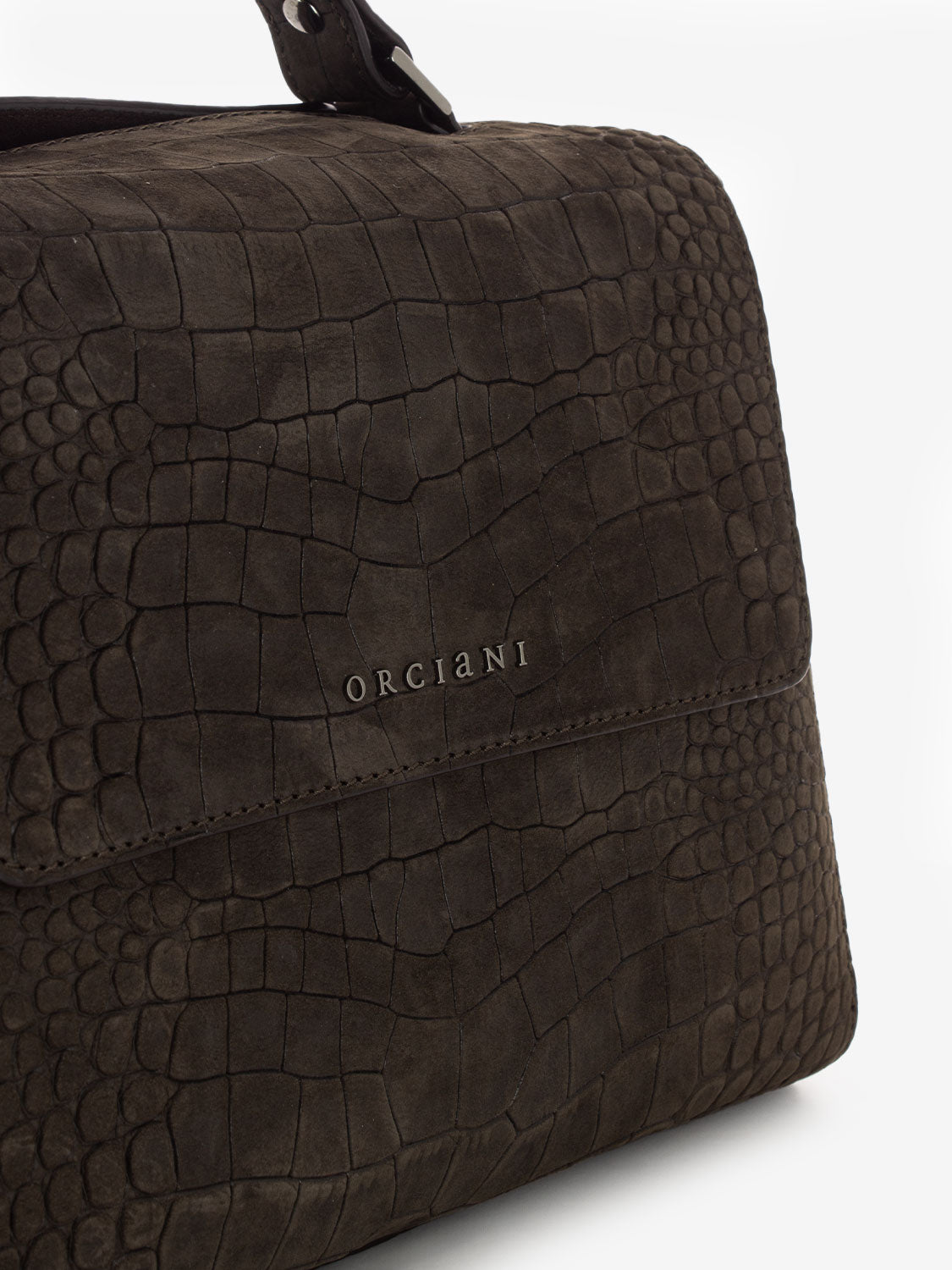 Sveva S Cocco bag in dark brown