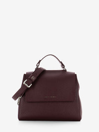 Sveva soft bag in chianti leather