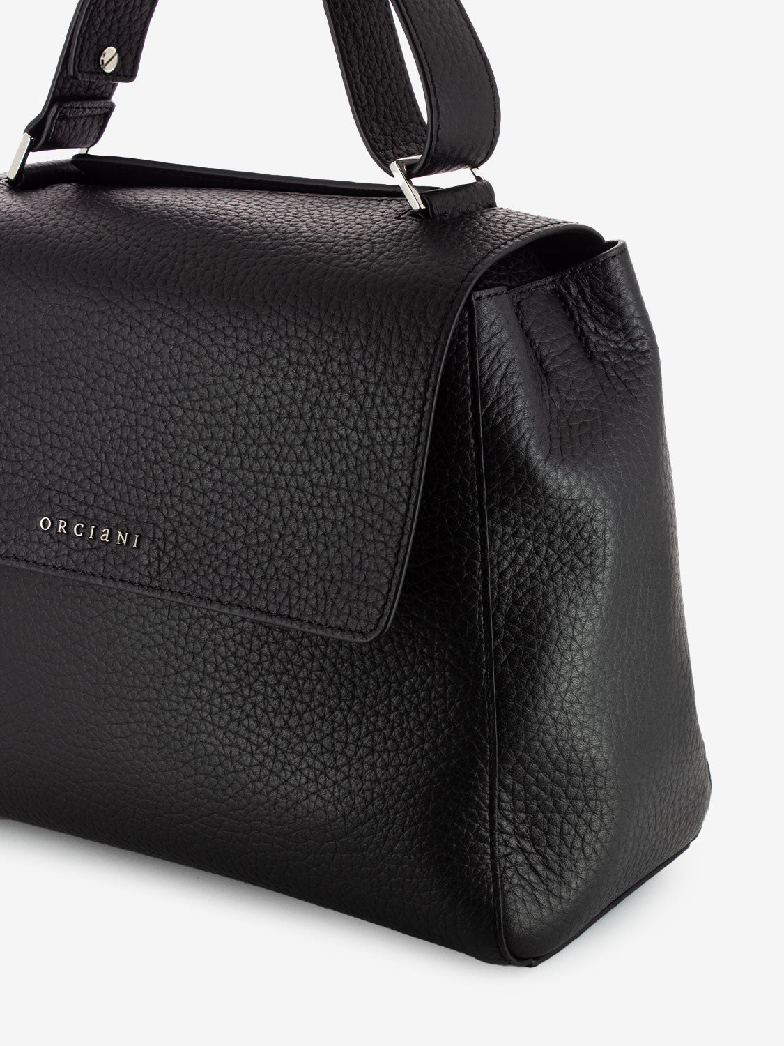 Sveva Soft Medium Black Bag