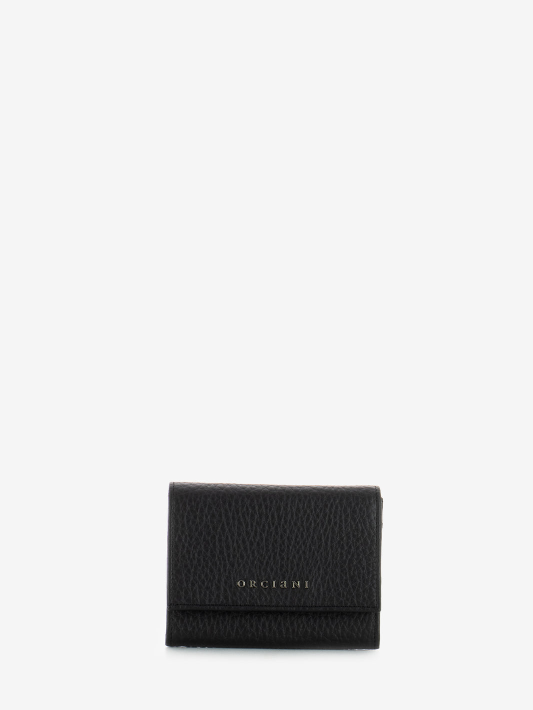 Black Hammered Leather Wallet