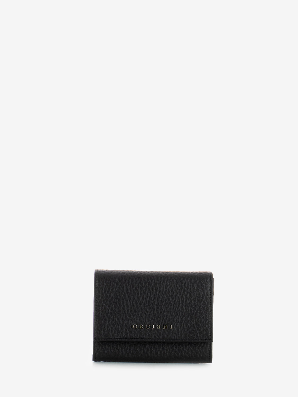 Black Hammered Leather Wallet