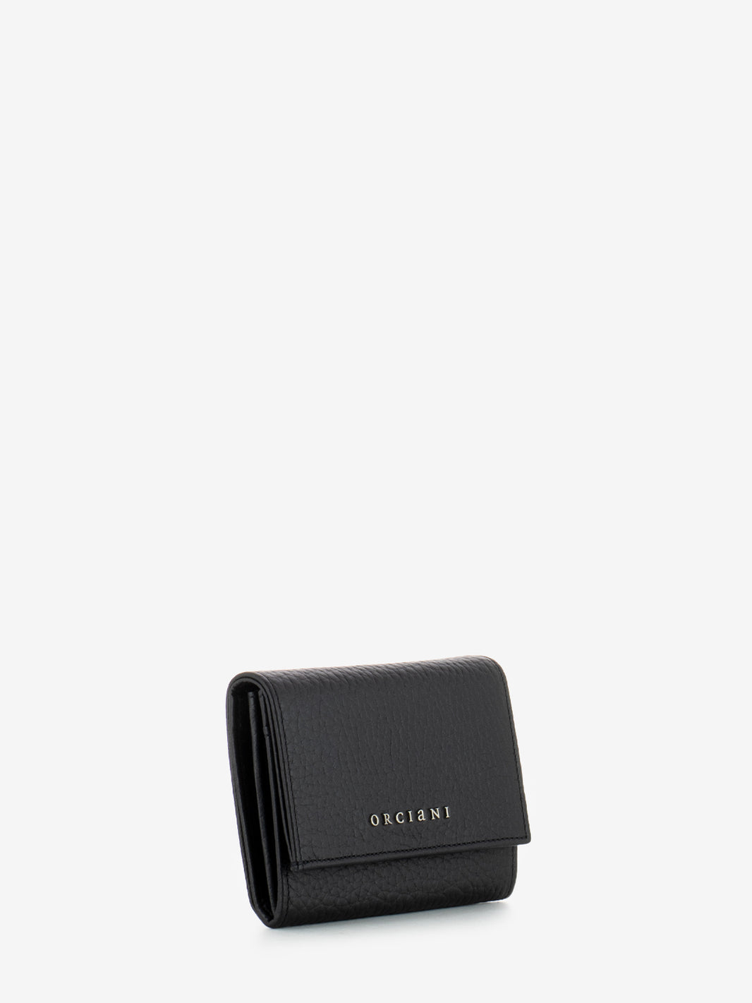 Black Hammered Leather Wallet