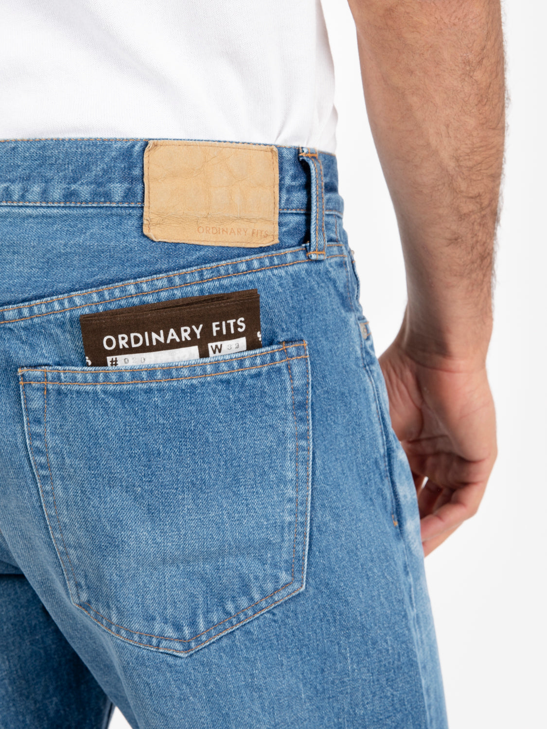 Jeans ankle used blu medio