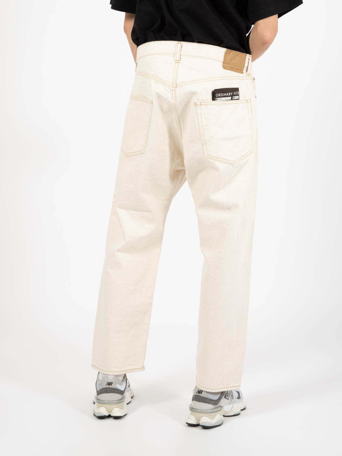 Jeans Loose Ankle One Wash ecrù