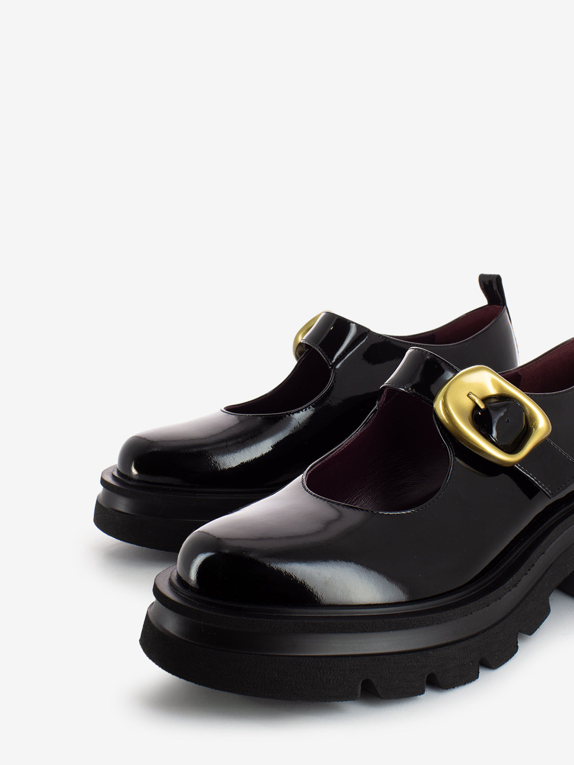 Mary Jane Carlotta platform vernice nero