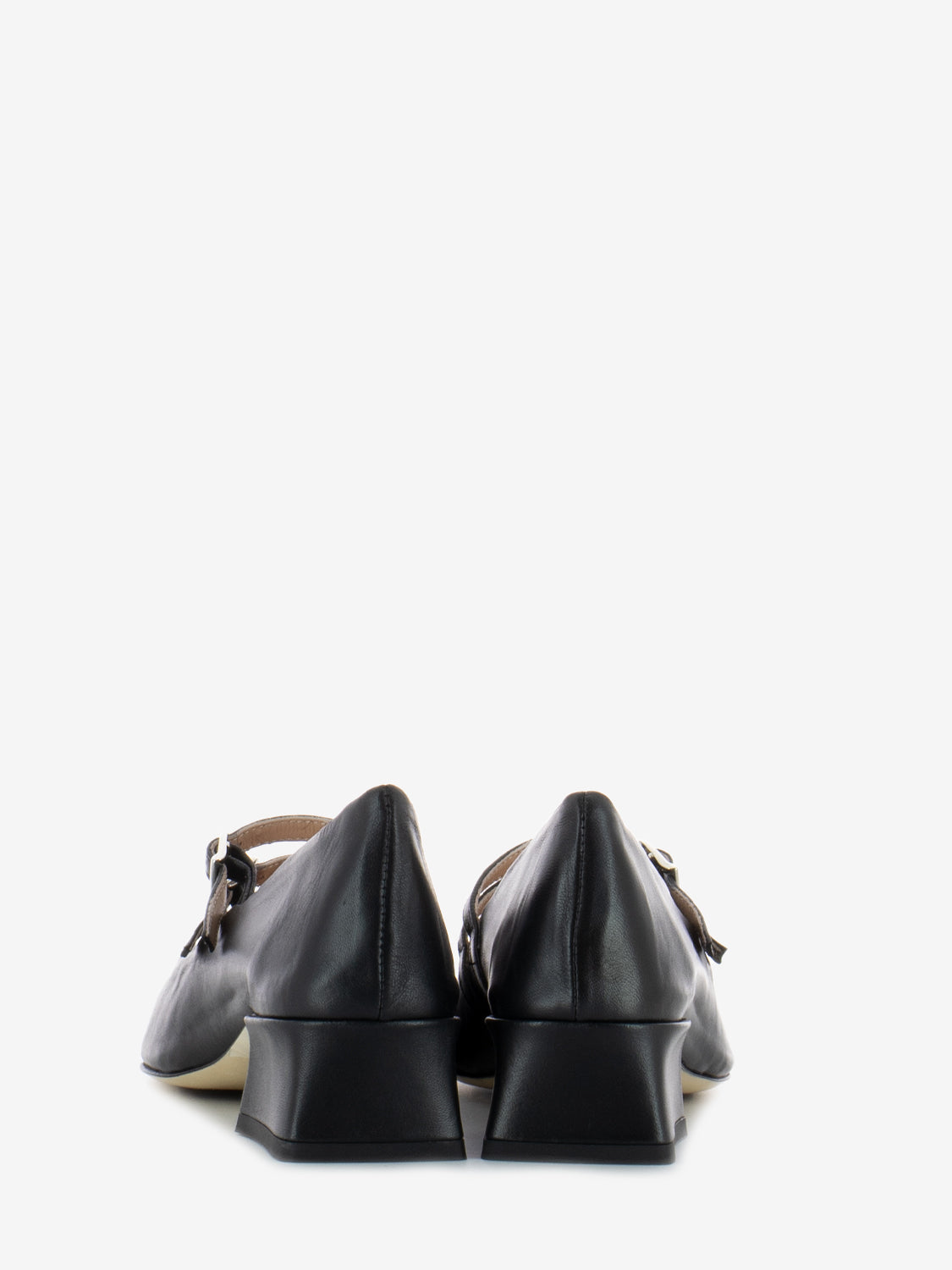 Mary Jane Double Strap Black
