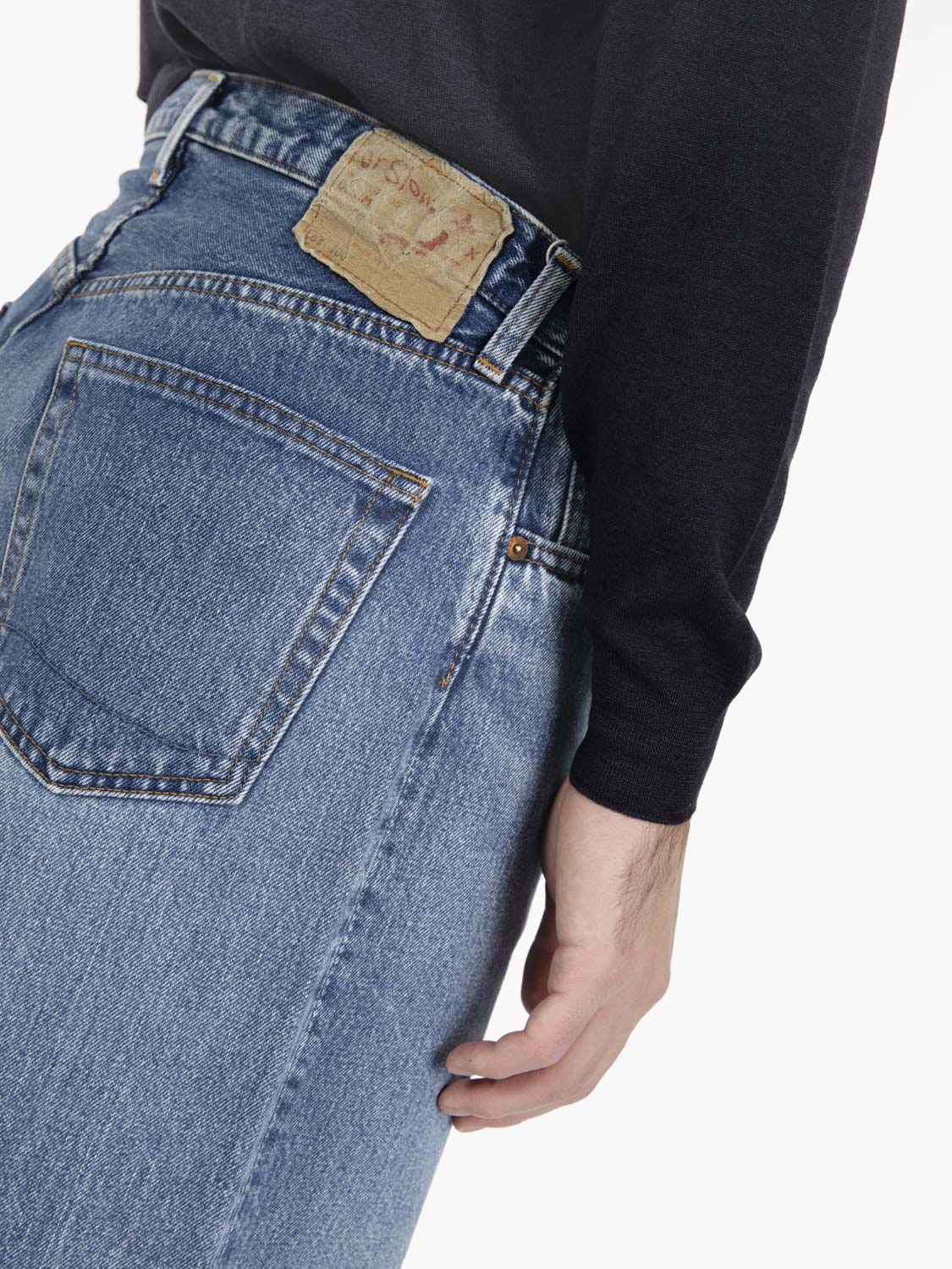 Super dad's denim pants blue