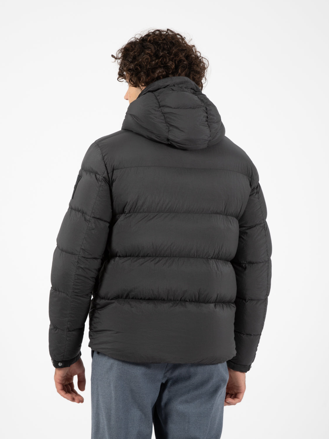 Giubbotto imbottito real dow / ardesia