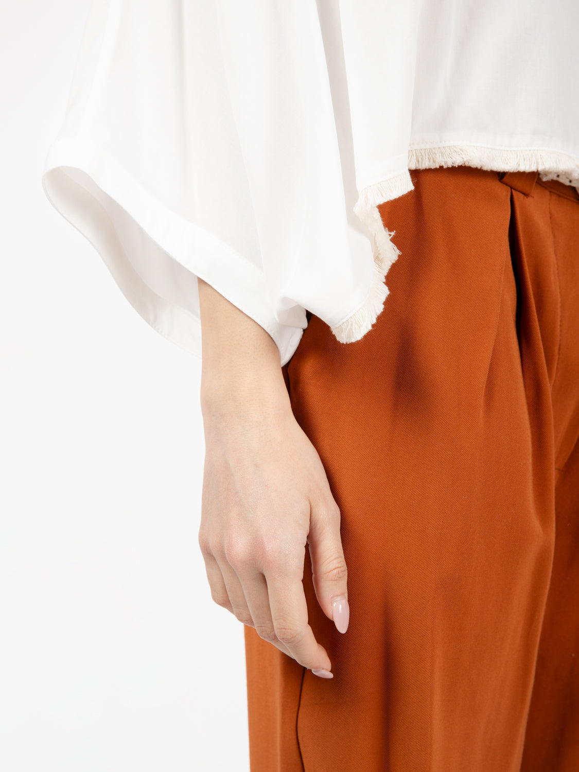 Cream Kimono Sleeve Shirt