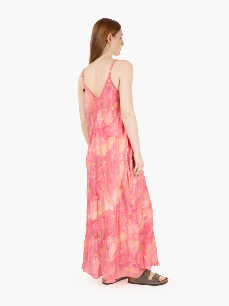 PAHIESA - Abito sottoveste rosa
