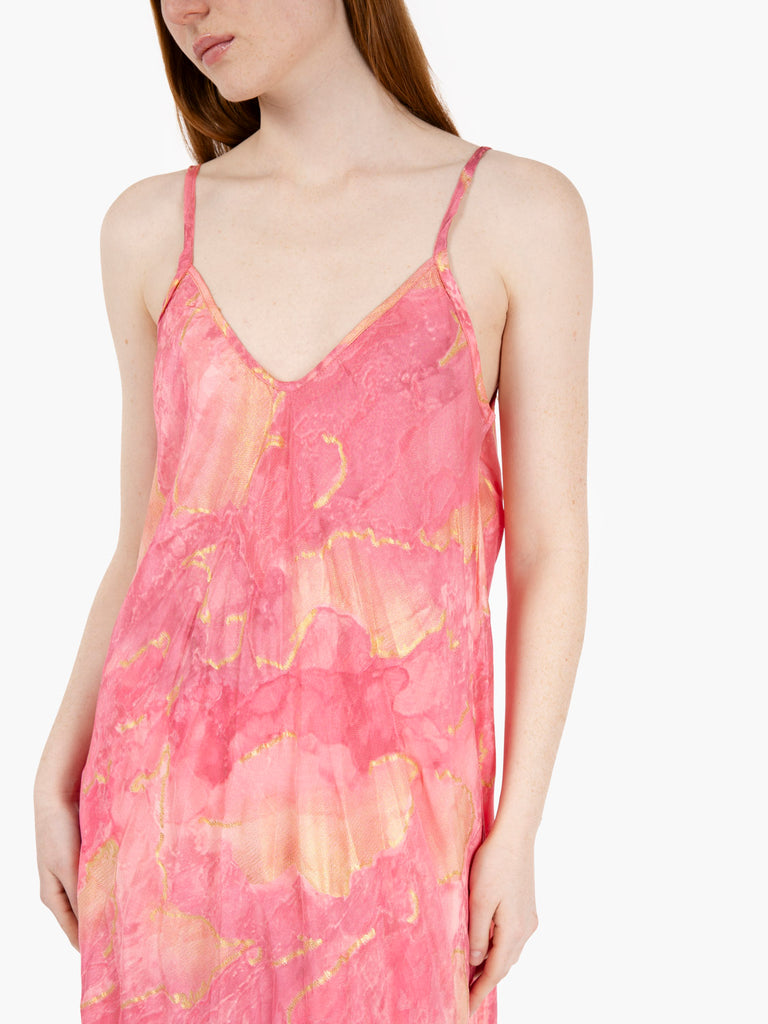 PAHIESA - Abito sottoveste rosa