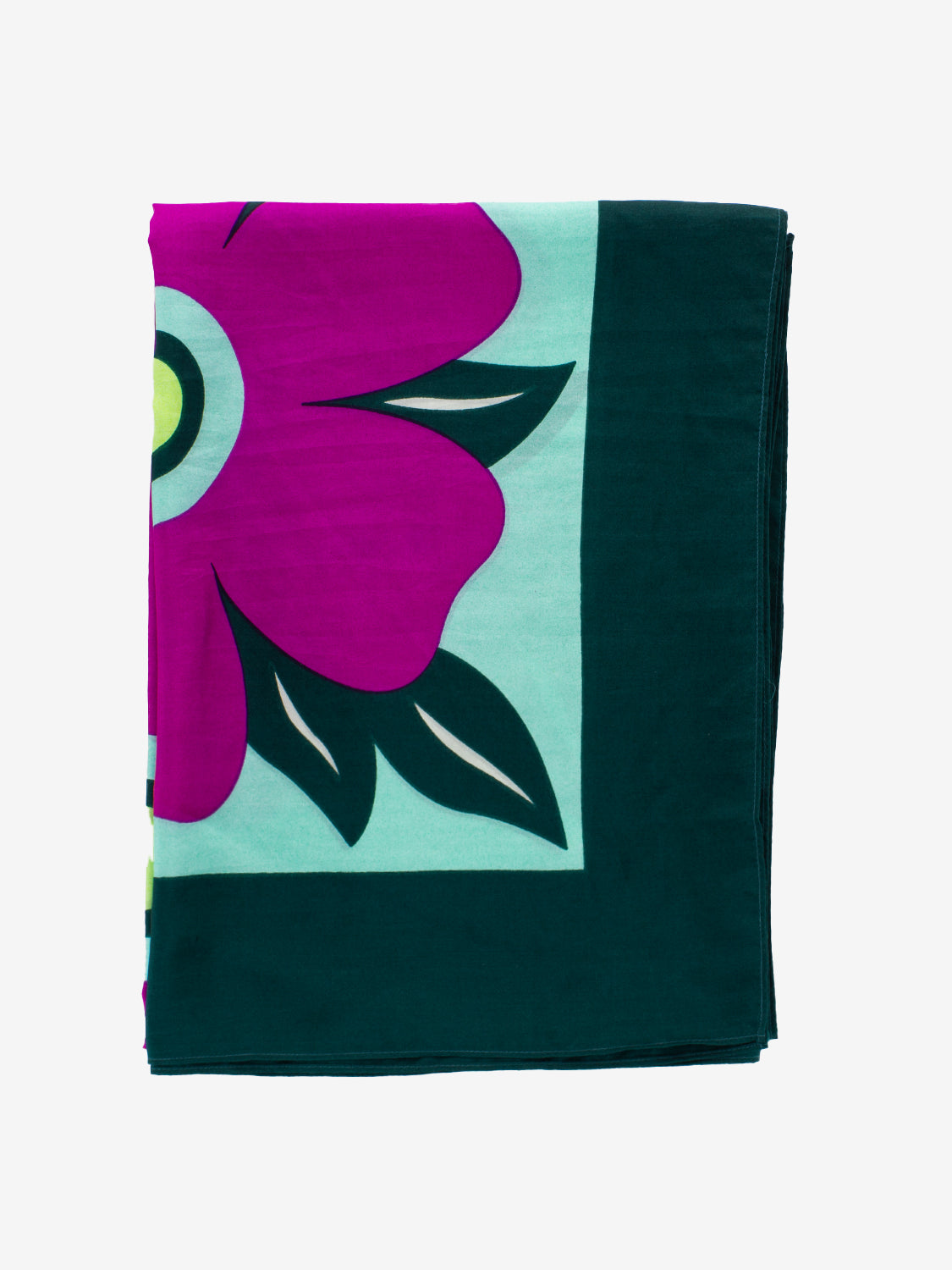 Foulard seta Angelica viola / anice