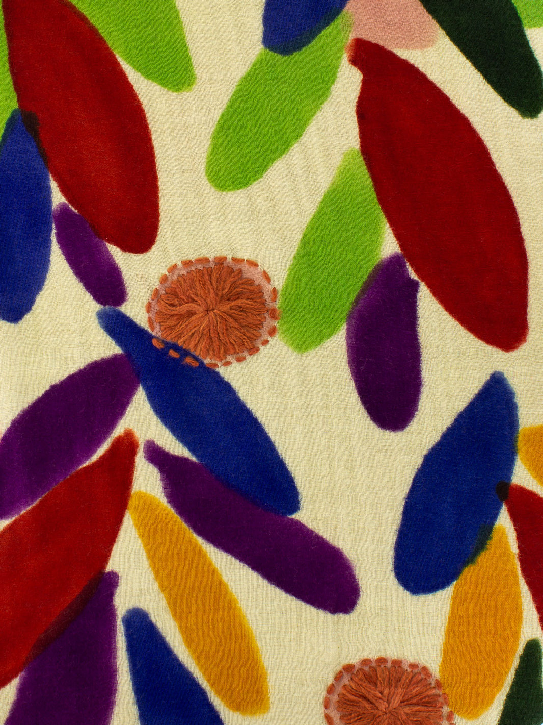 Pashmina Advika green / beige / multicolor