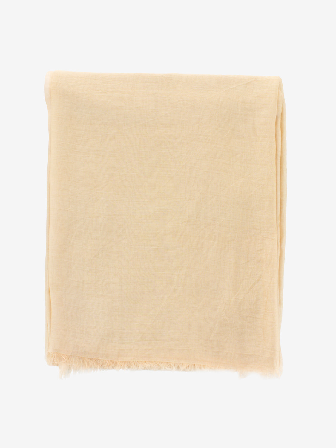 Pashmina Ananas tinta unita cipria