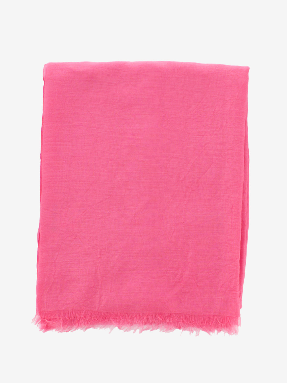 Pashmina Ananas tinta unita fuxia