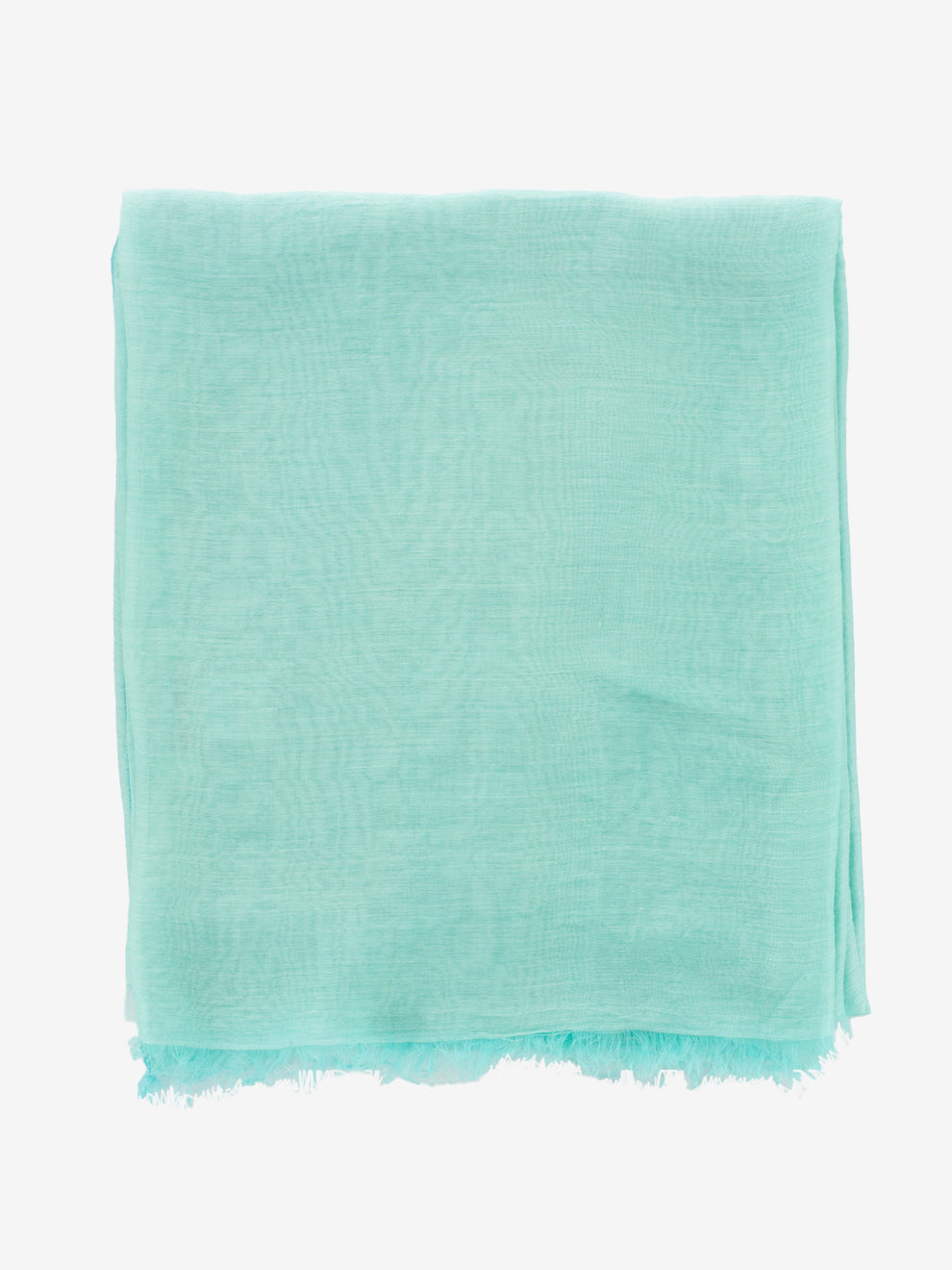 Pashmina Ananas tinta unita verde acqua