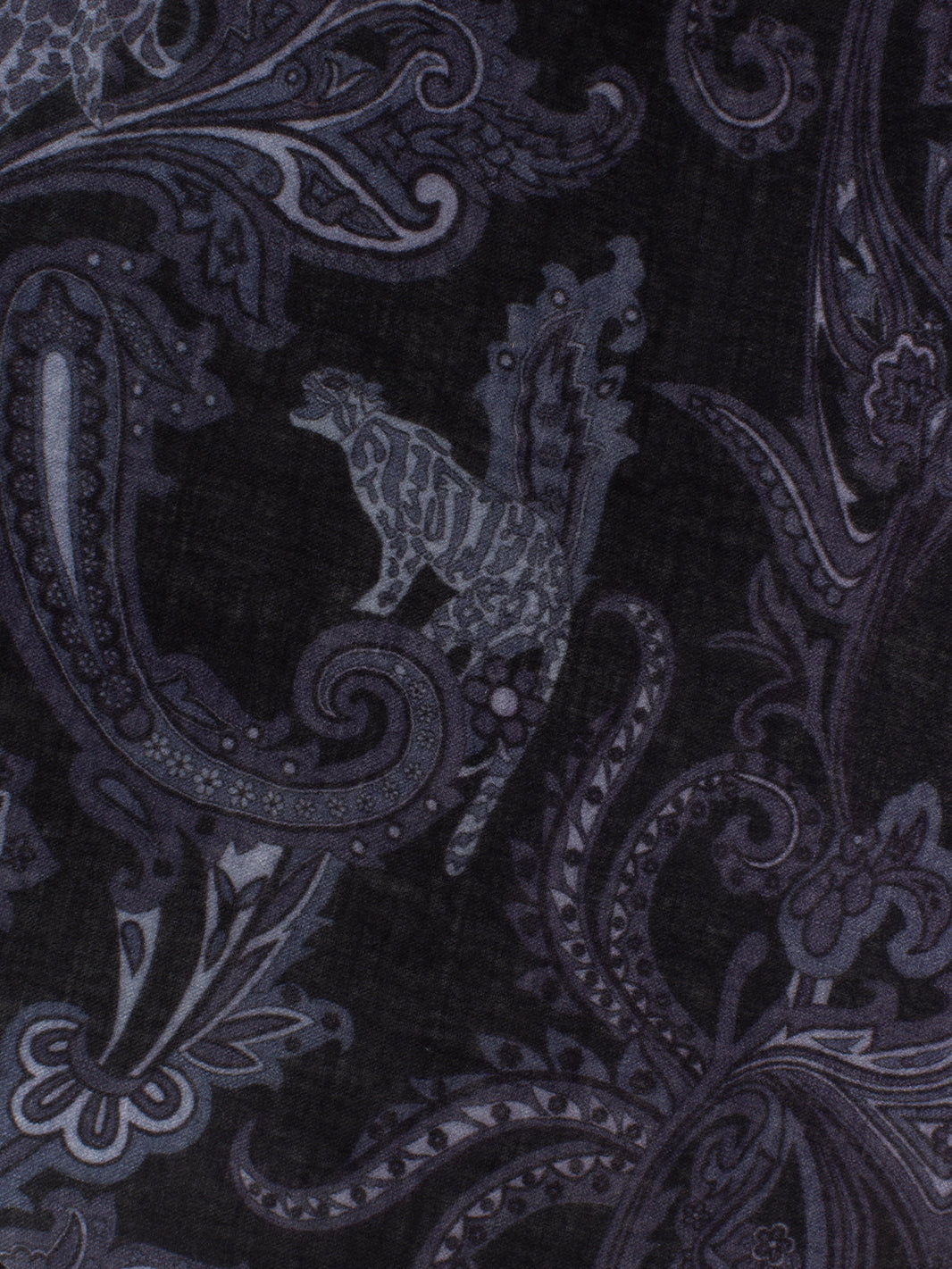 Pashmina Burak con stampa grigio