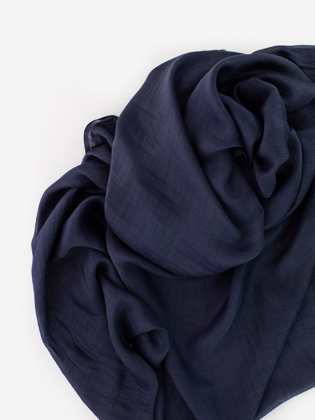 Solid blue Cactus Pashmina