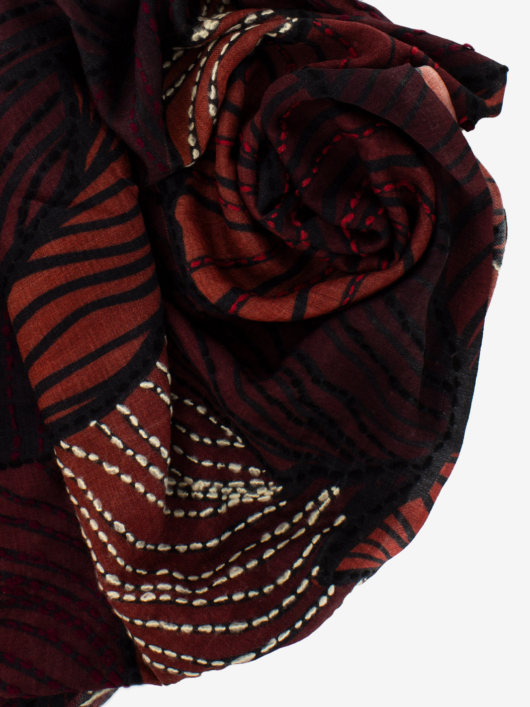 Pashmina Capri red / multicolor