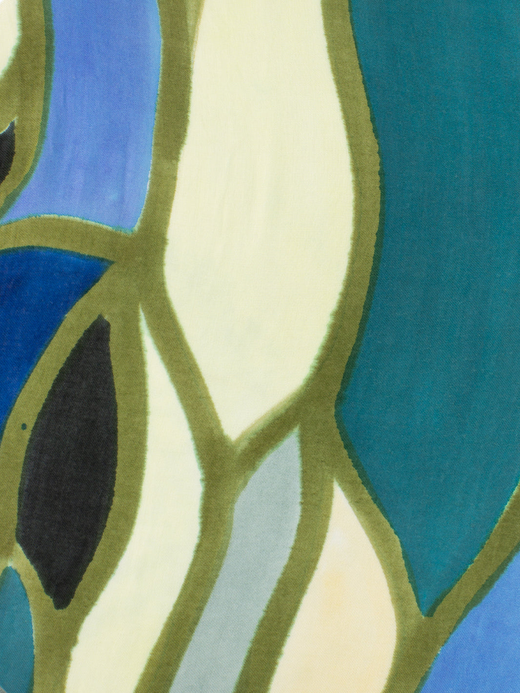 Pashmina Dego con stampe blu / dego