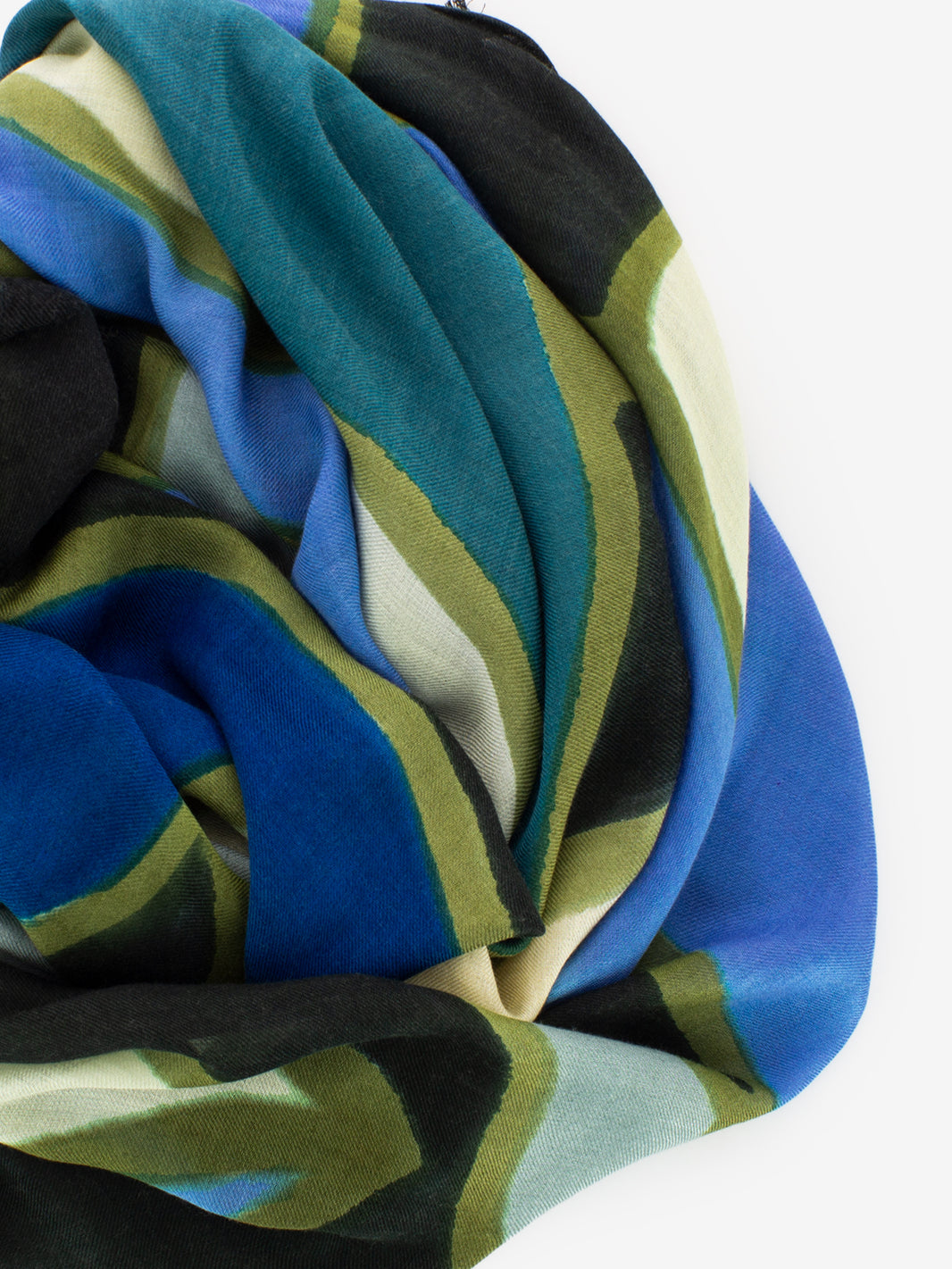 Pashmina Dego con stampe blu / dego