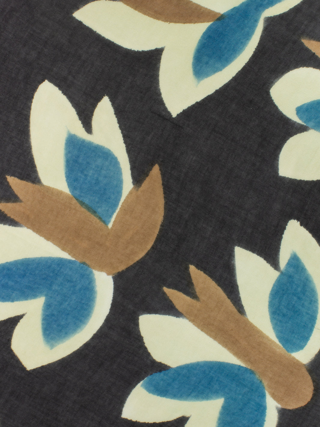 Pashmina Derovere con stampa nero / marrone