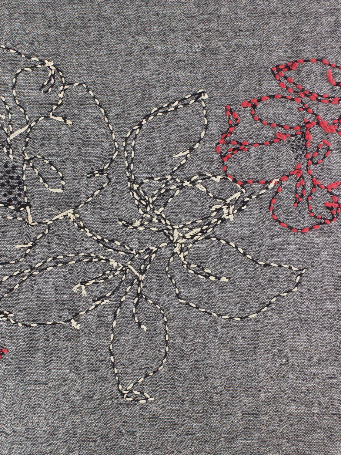 Pashmina Enrica black/red