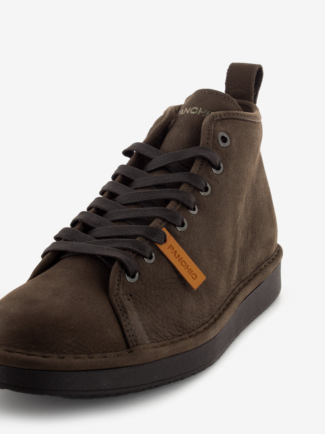 Ankle boot nubuck shearling lining coffee