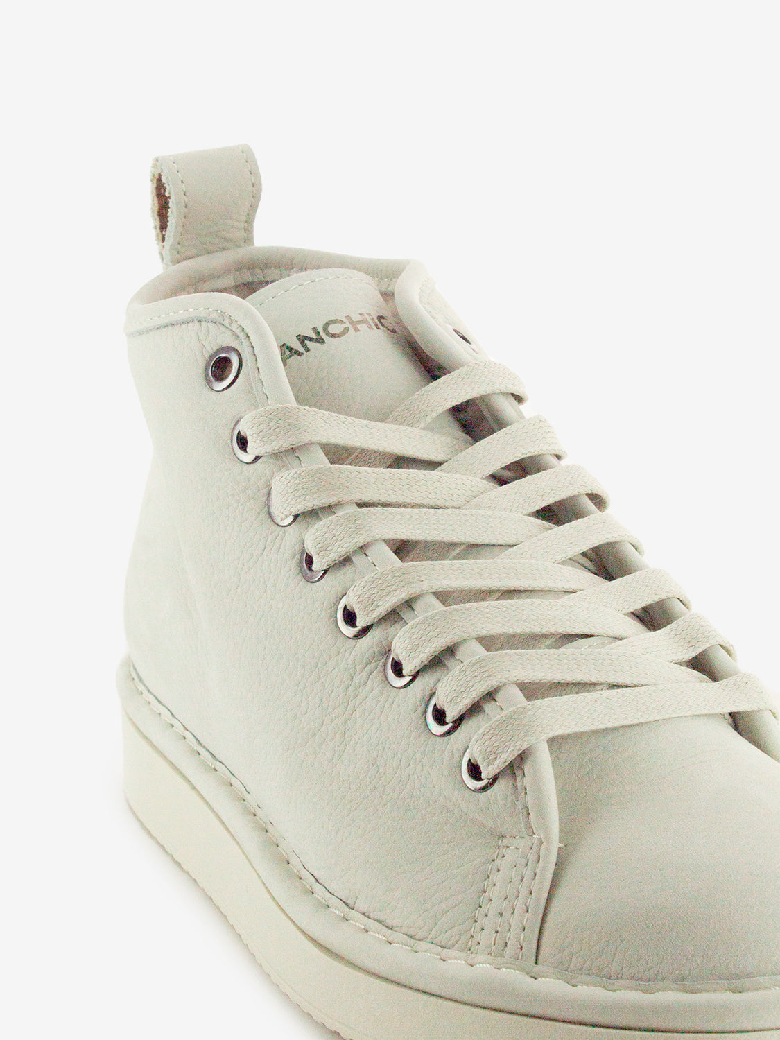 Ankle boot nubuck shearling lining ivory
