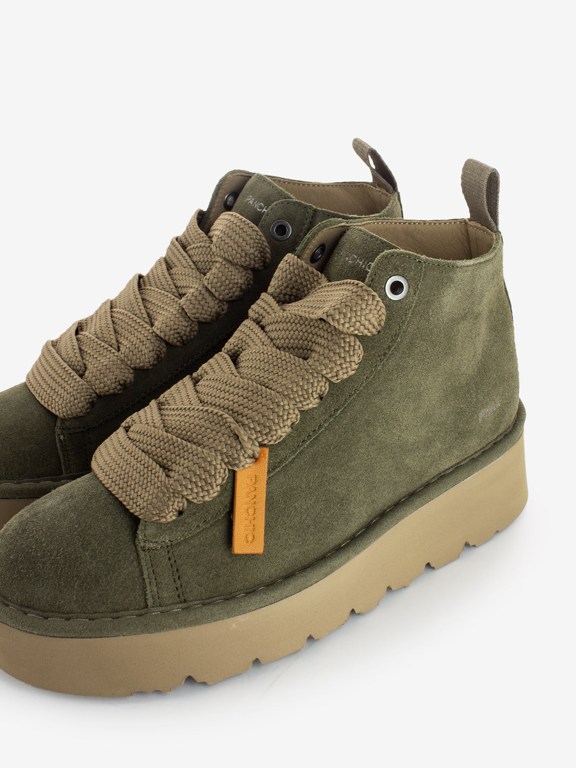 ANKLE BOOT SUEDE MICROFIBER LINING MILITARY OLIVE P003W016-0172U014_MILGRN