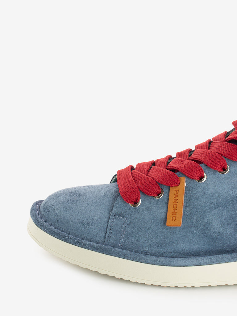 PANCHIC - P01 ankle boot suede basic blue / red