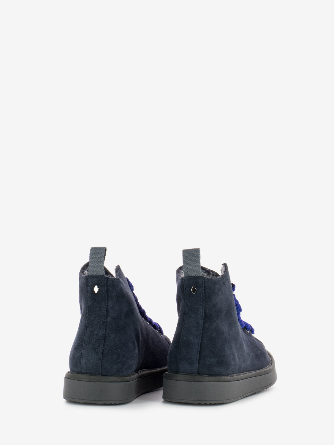 P01 ankle boots suede fur lining cobalt / electric blue