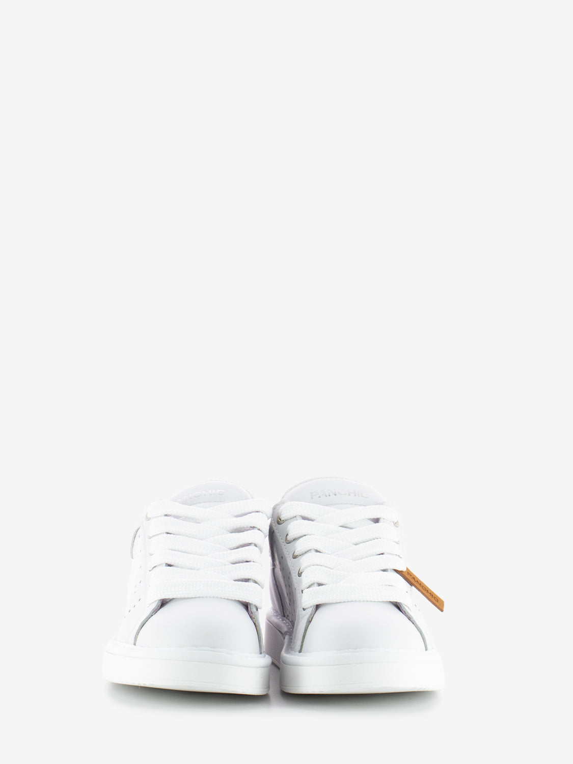 P01 Lace-Up leather white / powder pink
