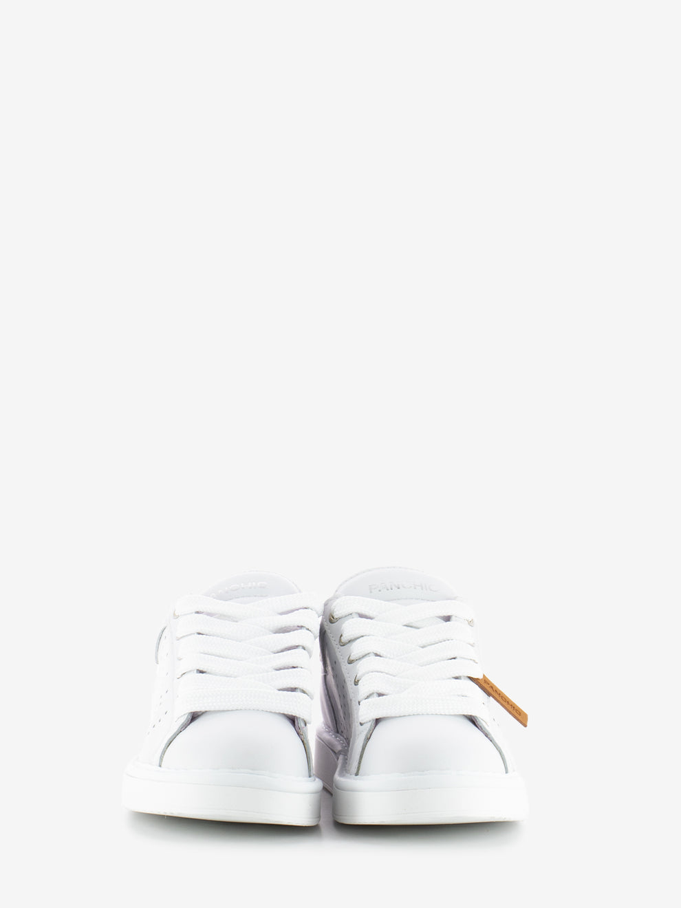 P01 Lace-Up leather white / powder pink