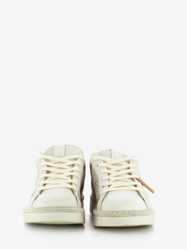 PANCHIC - P01 lace-up suede lurex fog