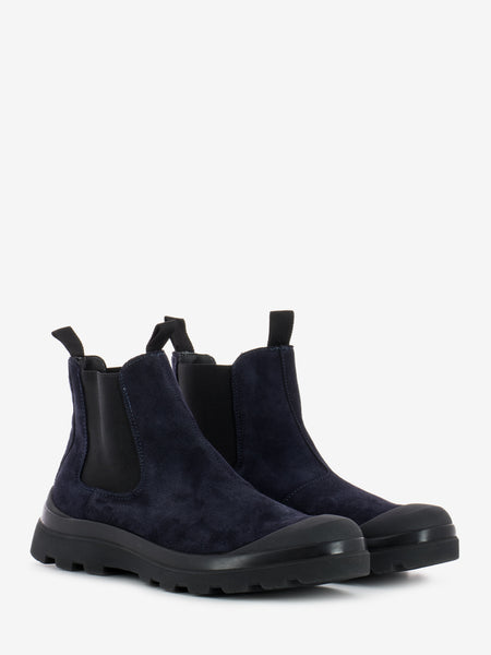 P03 Beatle Boot suede lining space blue