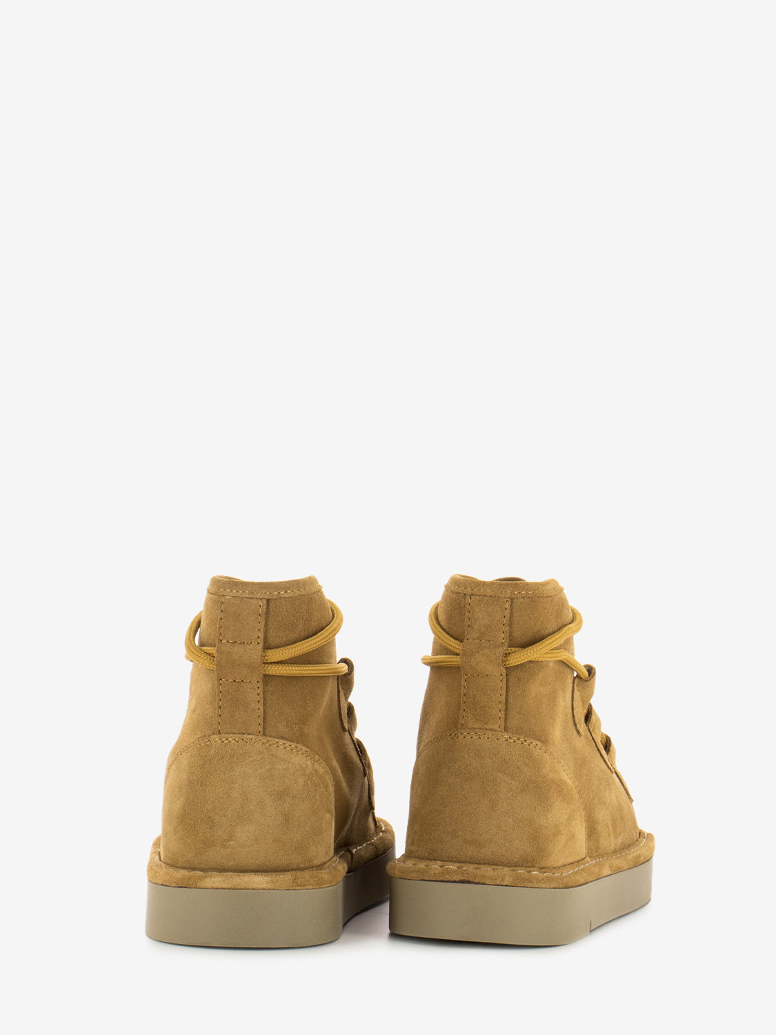 P67 Ankle boot suede faux fur lining brown sugar