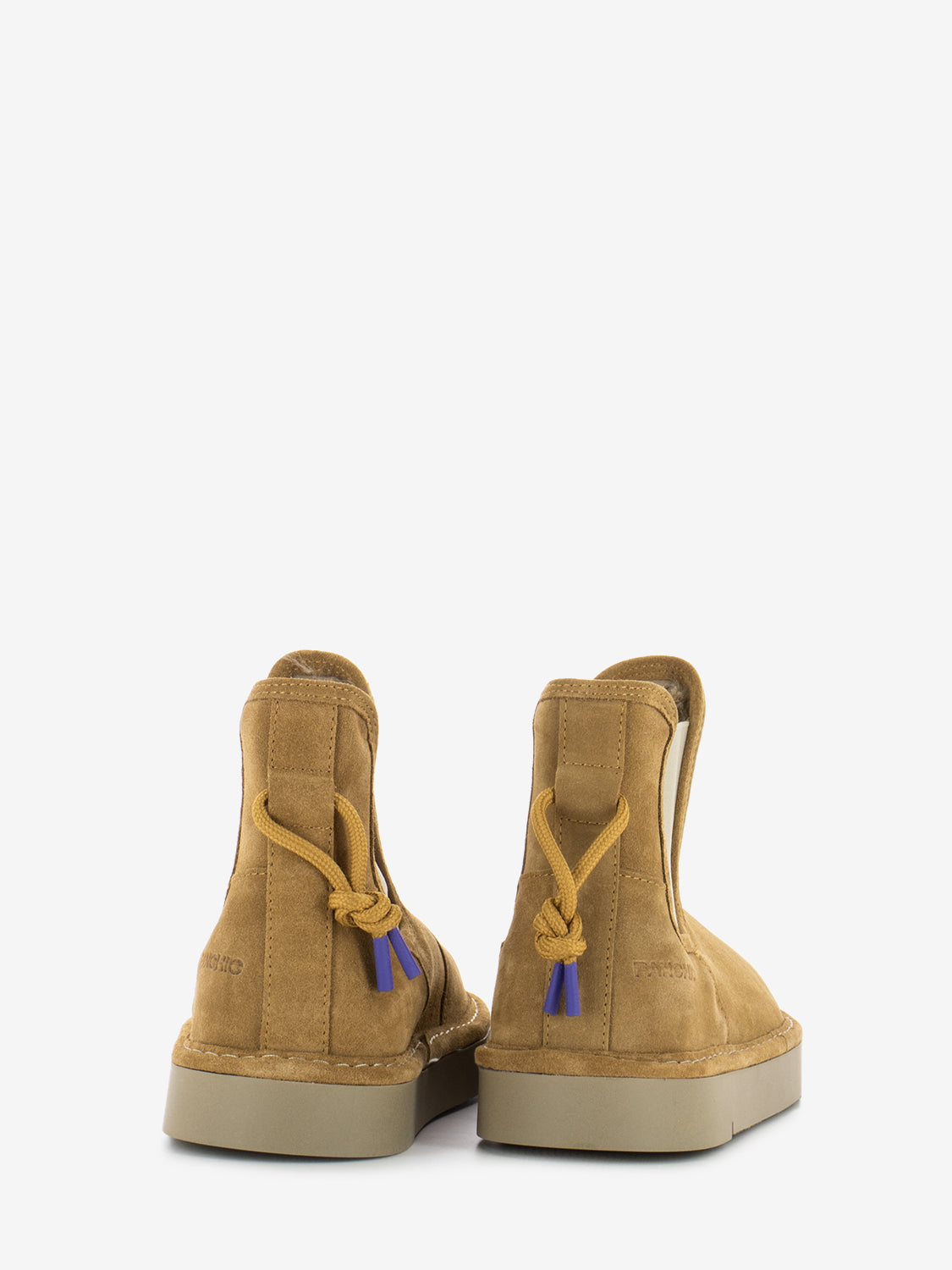 P67 Chunky Beatle Suede Faux Fur Lining brown sugar