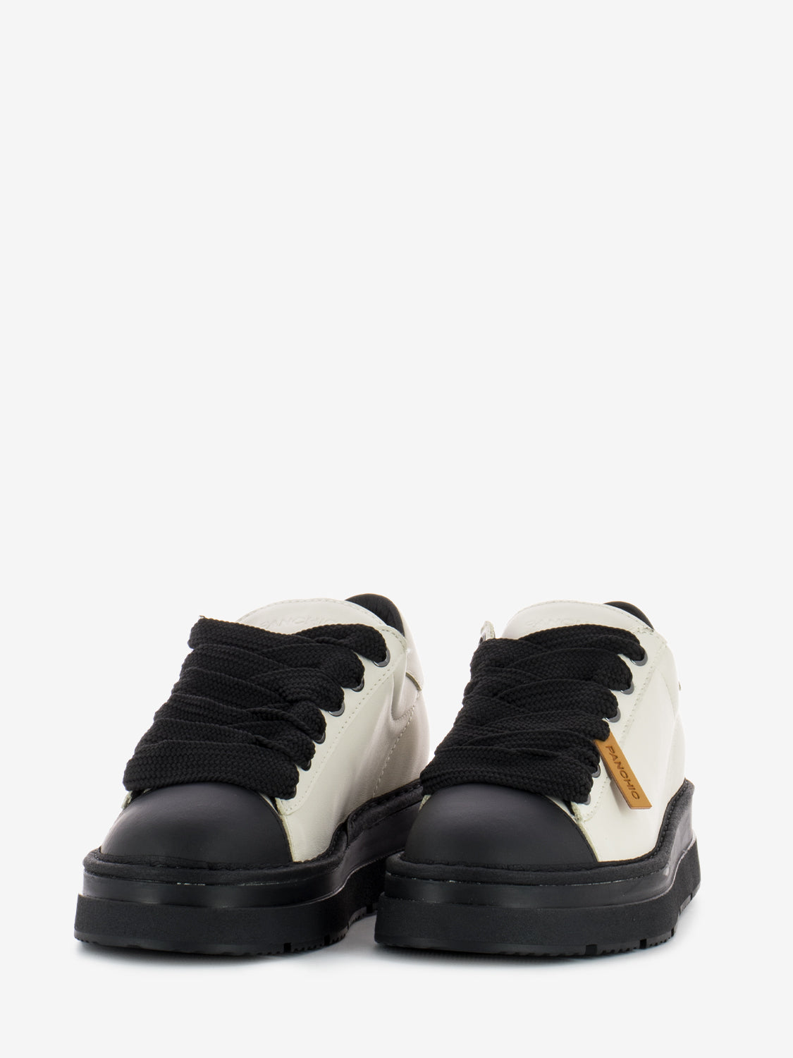 P89 Lace-up Shoe leather rubberized ivory