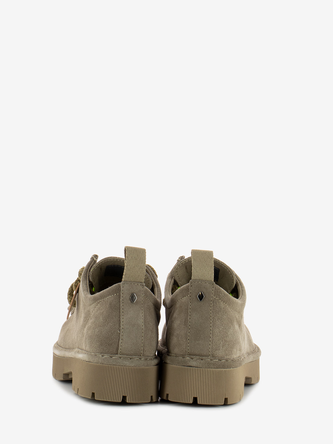 P99 Lace-up suede walnut