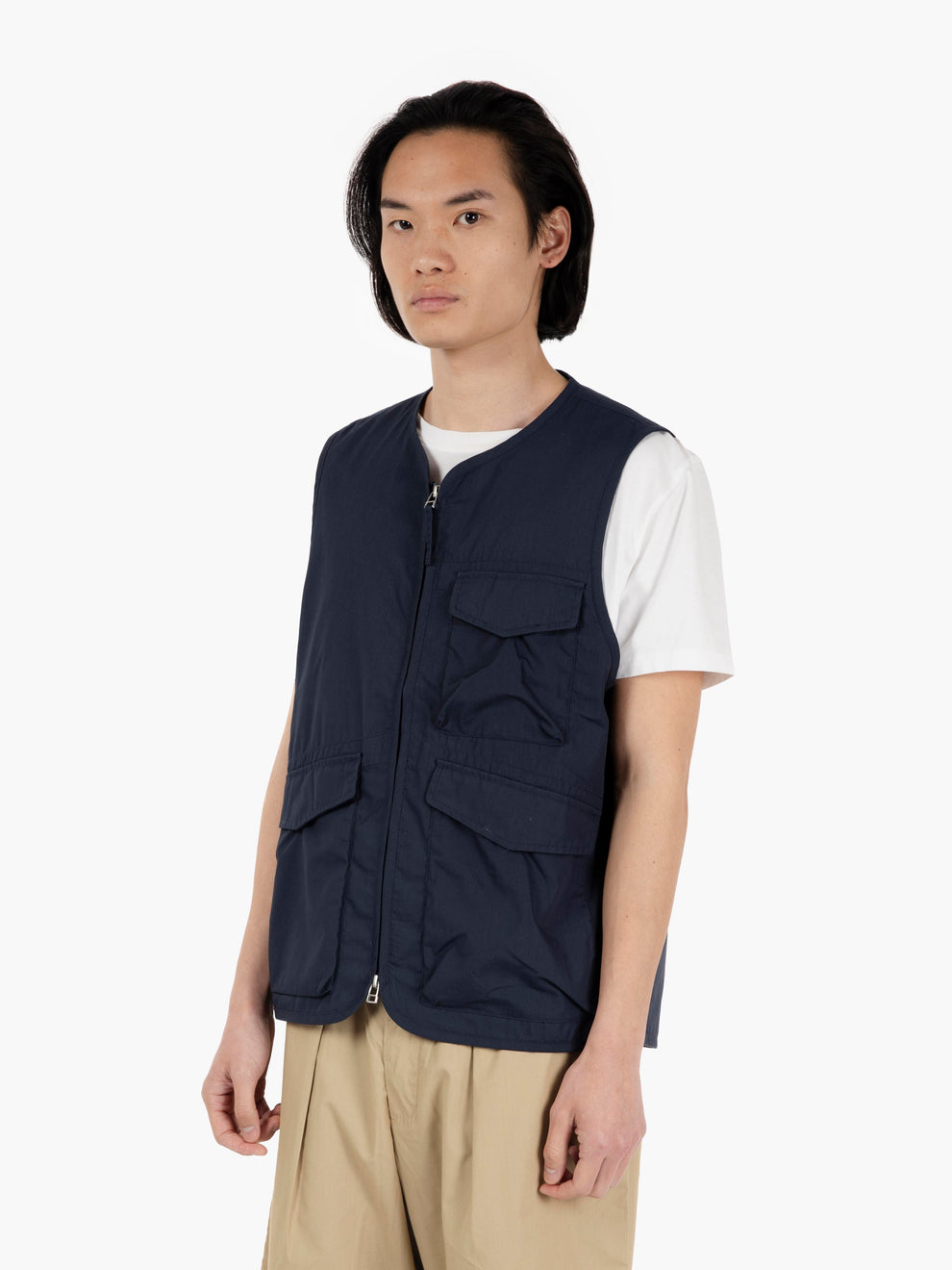 Navy Parachute Liner Vest