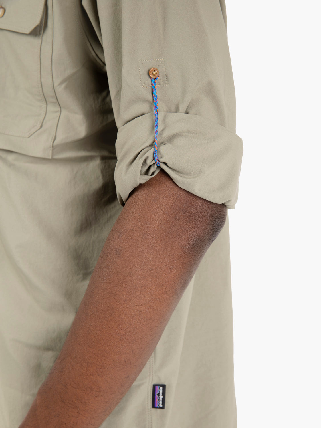 Camicia LS guided sun river rock green